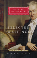 Cover of Selected Writings of Alexander von Humboldt