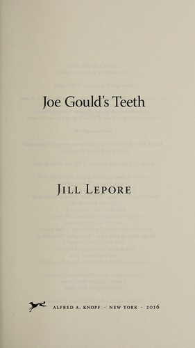 Cover of Joe Gould's teeth