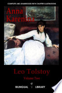 Cover of Anna Karenina: English-Russian Parallel Text Edition Volume Two