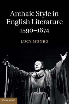 Cover of Archaic Style in English Literature 15901674