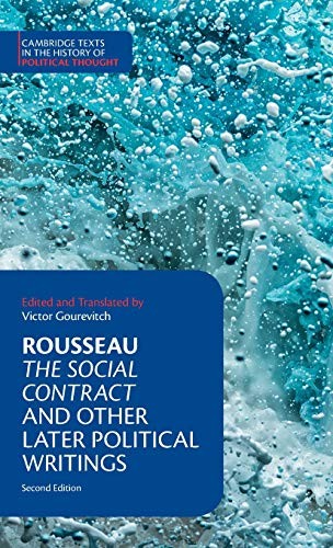 Cover of Rousseau: The Social Contract and Other Later Political Writings