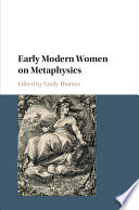 Cover of Early Modern Women on Metaphysics