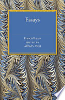 Cover of Bacon's Essays