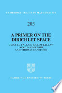Cover of A Primer on the Dirichlet Space