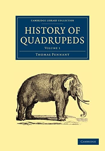 Cover of History of Quadrupeds