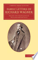 Cover of Family Letters of Richard Wagner