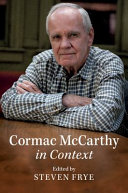 Cover of Cormac McCarthy in Context