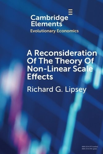 Cover of A Reconsideration of the Theory of Non-Linear Scale Effects