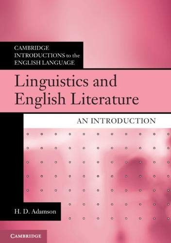 Cover of Linguistics and English Literature
