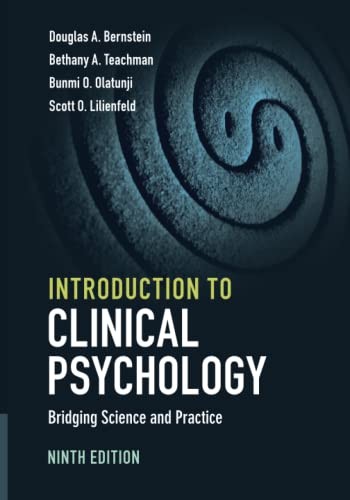 Cover of Introduction to Clinical Psychology