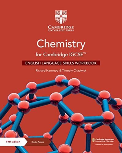 Cover of Chemistry for Cambridge IGCSE(tm) English Language Skills Workbook with Digital Access (2 Years)