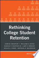 Cover of Rethinking College Student Retention