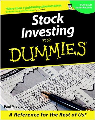 Cover of Stock Investing for Dummies