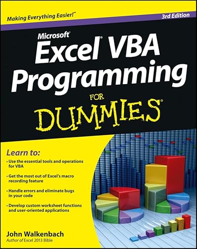 Cover of Excel VBA Programming for Dummies: Third Edition