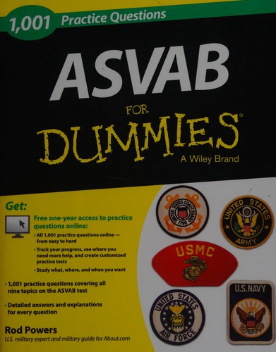 Cover of 1001 ASVAB Practice Questions for Dummies (+ Free Online Practice)