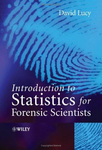 Cover of Introduction to statistics for forensic scientists