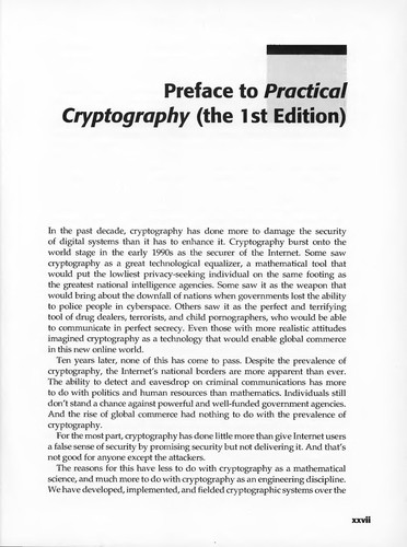 Cover of Cryptography Engineering