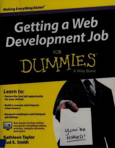Cover of Getting a web development job for dummies
