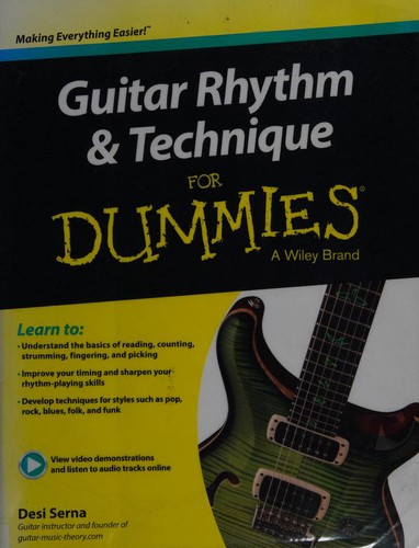 Cover of Guitar Rhythm and Technique For Dummies, Book + Online Video & Audio Instruction