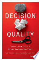 Cover of Decision Quality