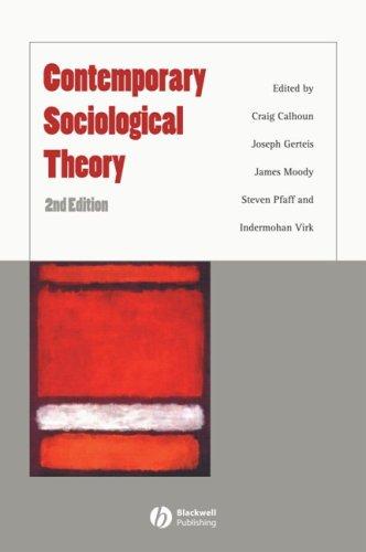 Cover of Contemporary Sociological Theory