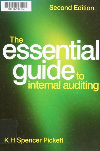 Cover of The essential guide to internal auditing