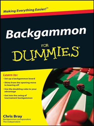 Cover of Backgammon for dummies