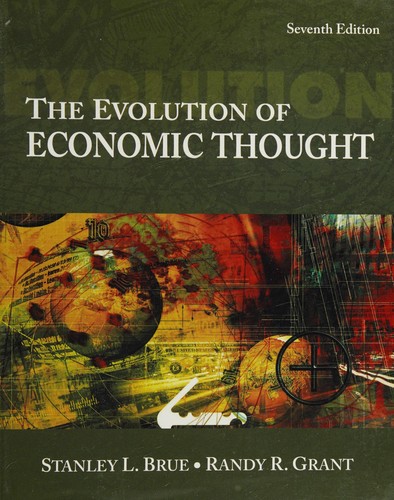 Cover of Evolution of economic thought
