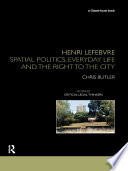 Cover of Henri Lefebvre