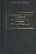Cover of Warfare & society in Europe
