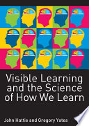 Cover of Visible Learning and the Science of How We Learn
