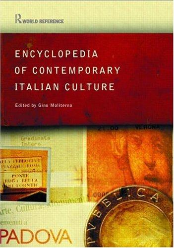 Cover of Encyclopedia of Contemporary Italian Culture