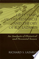 Cover of Fifty Years of the Research and theory of R.s. Lazarus