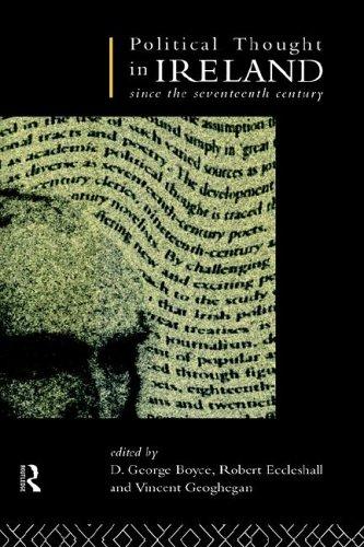 Cover of Political thought in Ireland since the seventeenth century