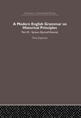 Cover of Modern English Grammar on Historical Principles