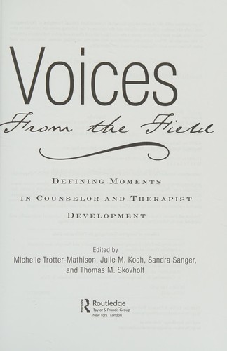 Cover of Voices from the field