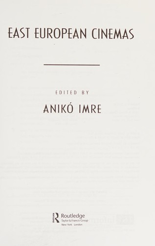 Cover of East European cinemas