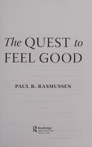 Cover of The quest to feel good