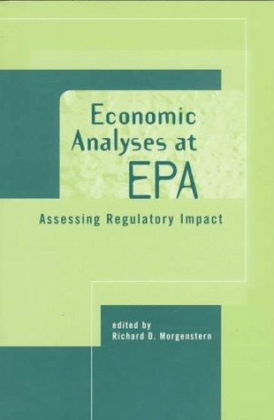 Cover of Economic analyses at EPA