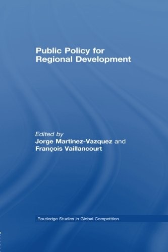 Cover of Public Policy for Regional Development