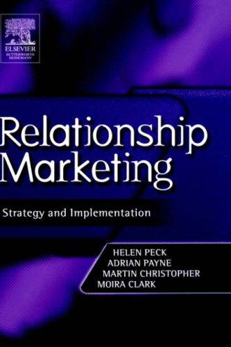 Cover of Relationship marketing