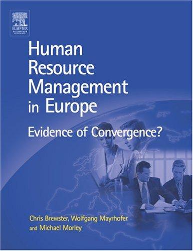 Cover of HRM in Europe