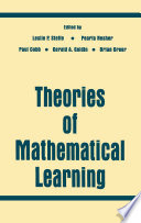 Cover of Theories of Mathematical Learning