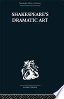 Cover of Shakespeare's Dramatic Art