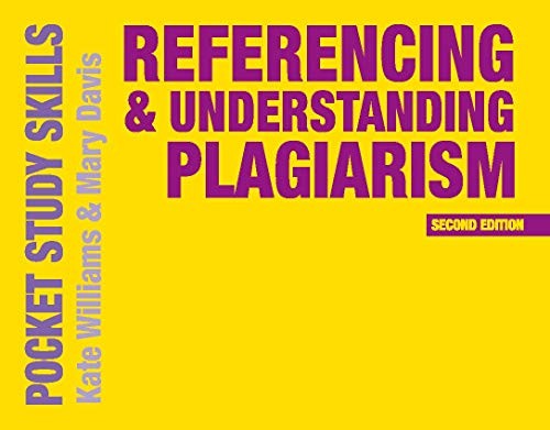 Cover of Referencing and Understanding Plagiarism