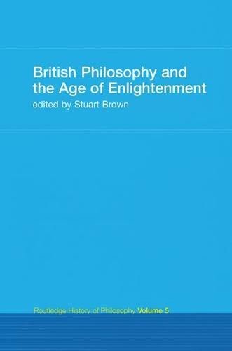Cover of British Philosophy and the Age of Enlightenment