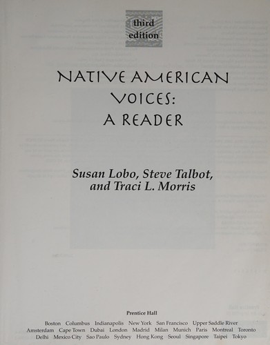 Cover of Native American Voices