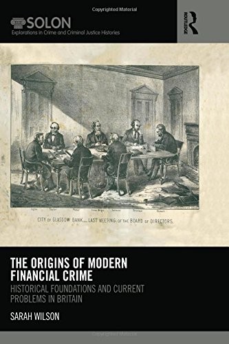 Cover of Origins of Modern Financial Crime