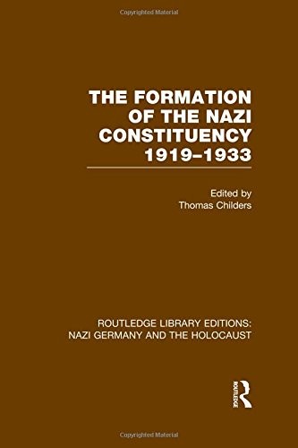 Cover of Routledge Library Editions : Nazi Germany and the Holocaust