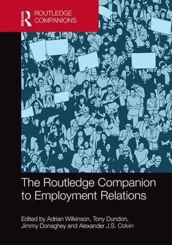 Cover of Routledge Companion to Employment Relations